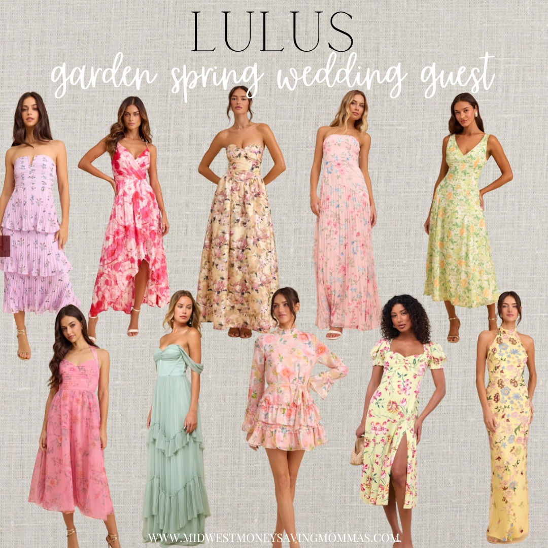 Garden spring wedding guest dresses 

Lulus wedding shop floral dress midi dress  maxi dress  spring dress  spring outfit  garden wedding 

#LTKootd #LTKgrwm #LTKWedding
