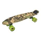 Hurtle Standard Skateboard Mini Cruiser - 6'' PP Deck Complete Double Kick Skate Board w/ 3.25" Alum | Amazon (US)