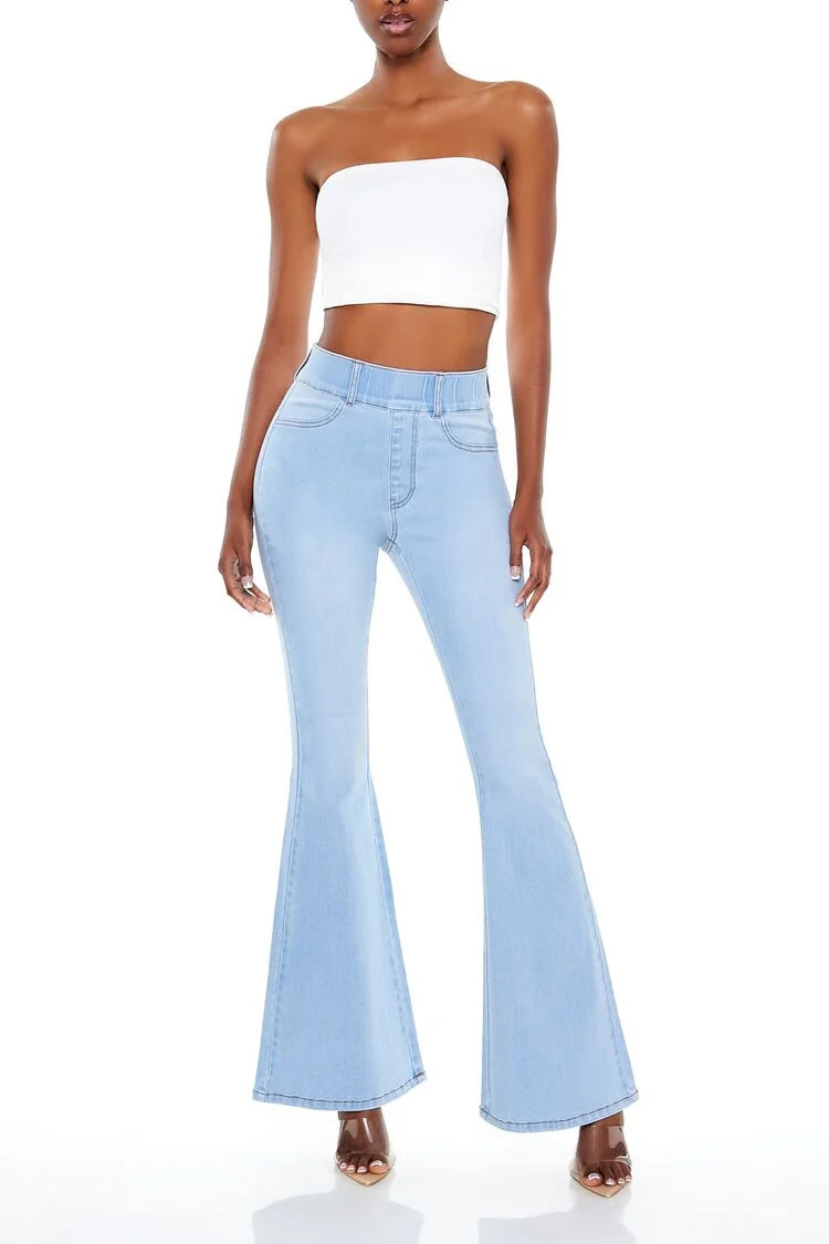 High-Rise Flare Jeans | Forever 21