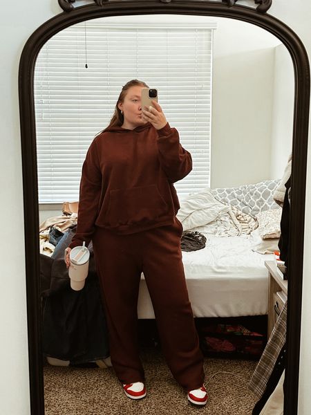 Best plus size sweat set ever. Most comfy fit and favorite material! xl pants and I do between 2X-4X in top because I love extra oversized! 

#LTKplussize #LTKfindsunder100 #LTKstyletip