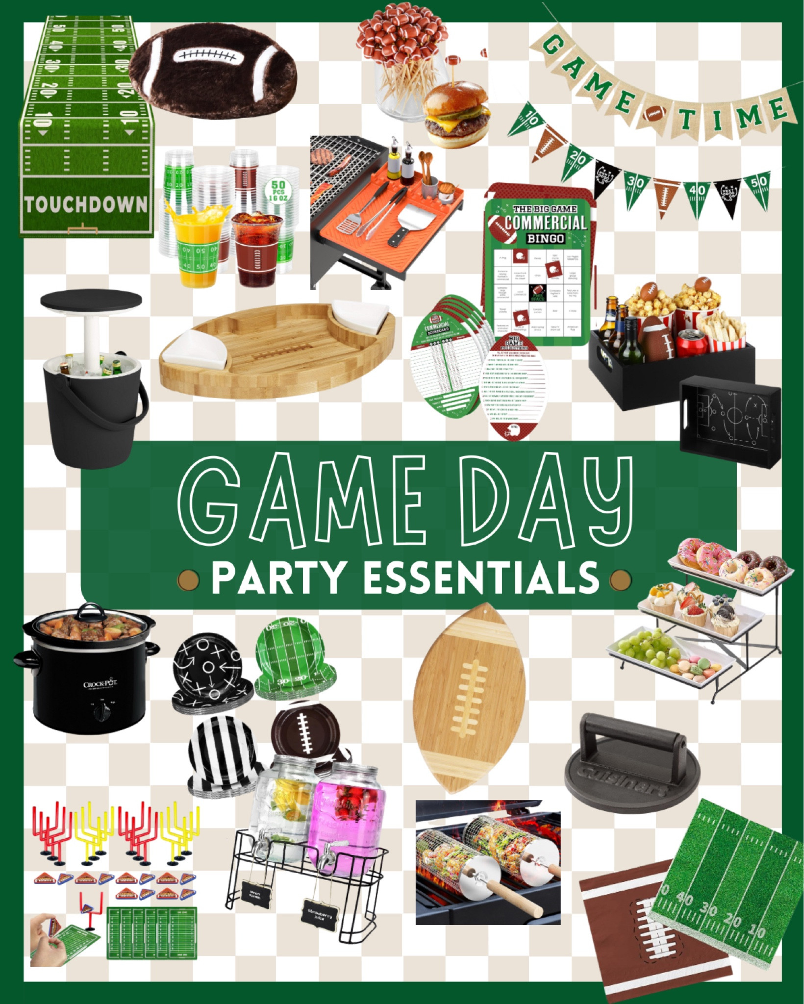 The BIG GAME is almost here! Get ready with these must-haves! #SuperBowl #gameday #footballparty

#LTKGiftGuide #LTKFamily #LTKParties