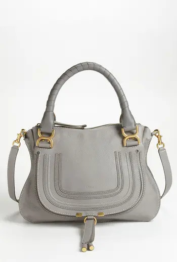 Medium Marcie Calfskin Leather Satchel | Nordstrom