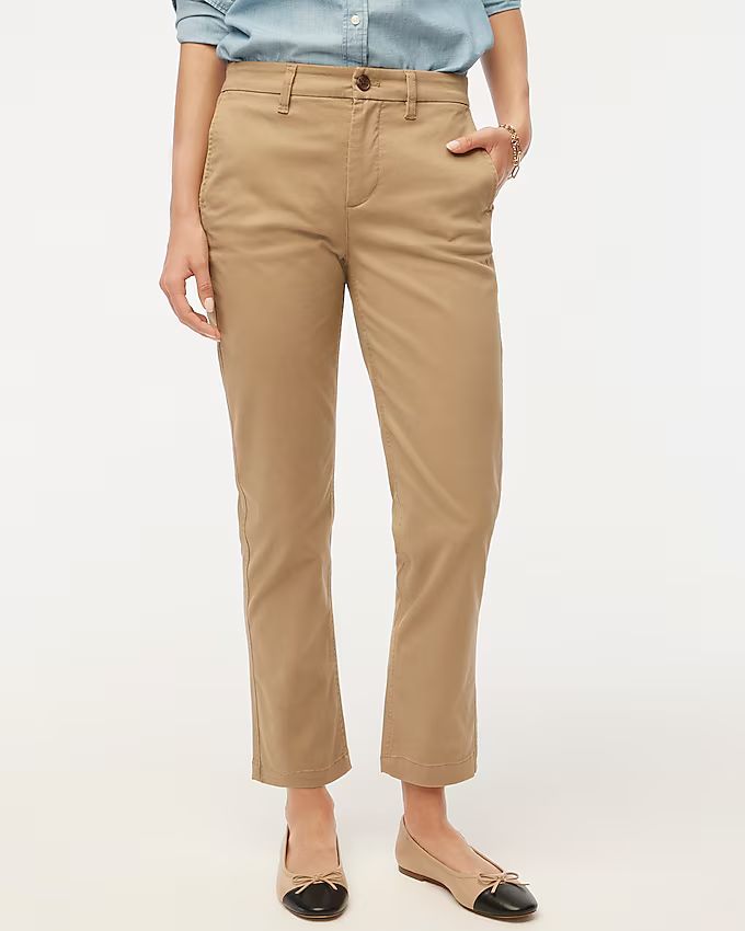 High-rise girlfriend chino pant | J.Crew Factory