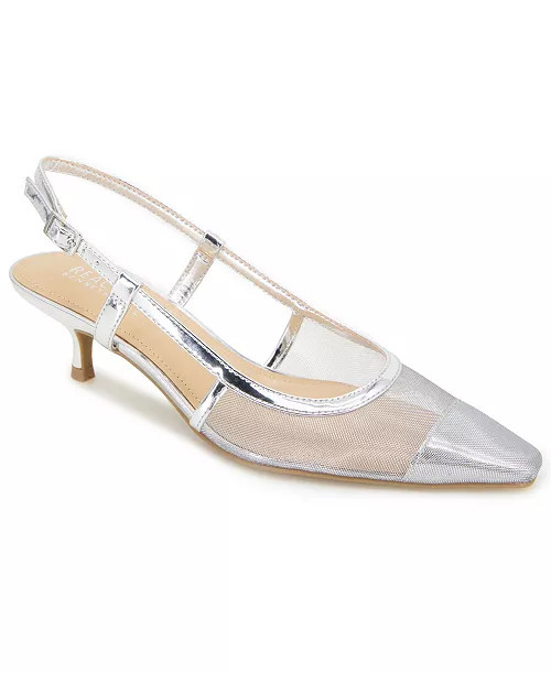 Women's Maggie Mesh Slingback Pumps | Macy's