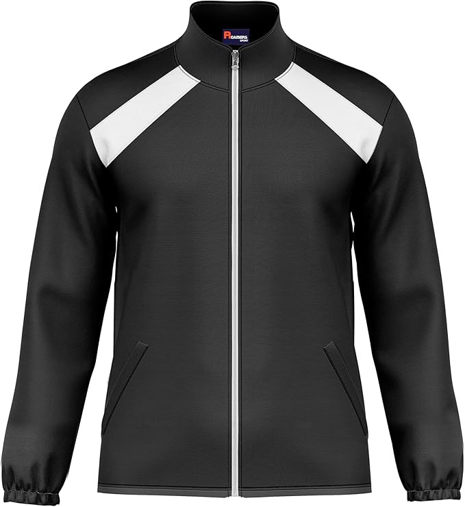 Brushed Tricot Mens Sports Jacket – Full Zip Jacket | Amazon (US)