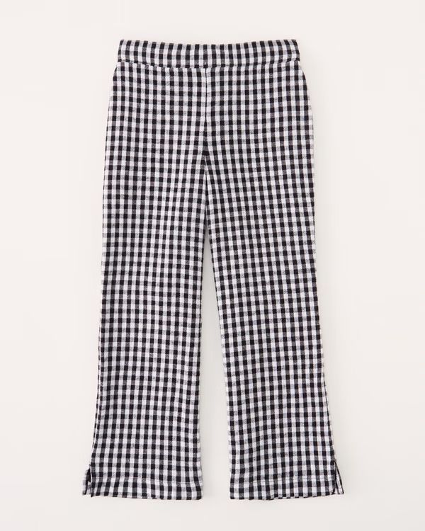 girls high rise crop flare pants | girls clearance | Abercrombie.com | Abercrombie & Fitch (US)