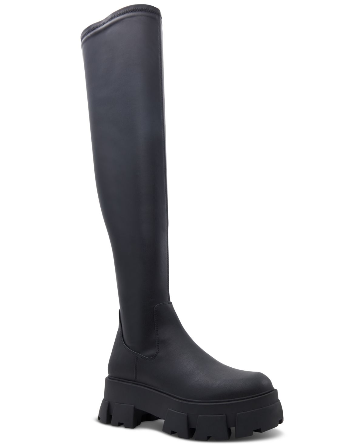 Aldo Grandmode Over-The-Knee Lug-Sole Boots Women's Shoes | Macys (US)