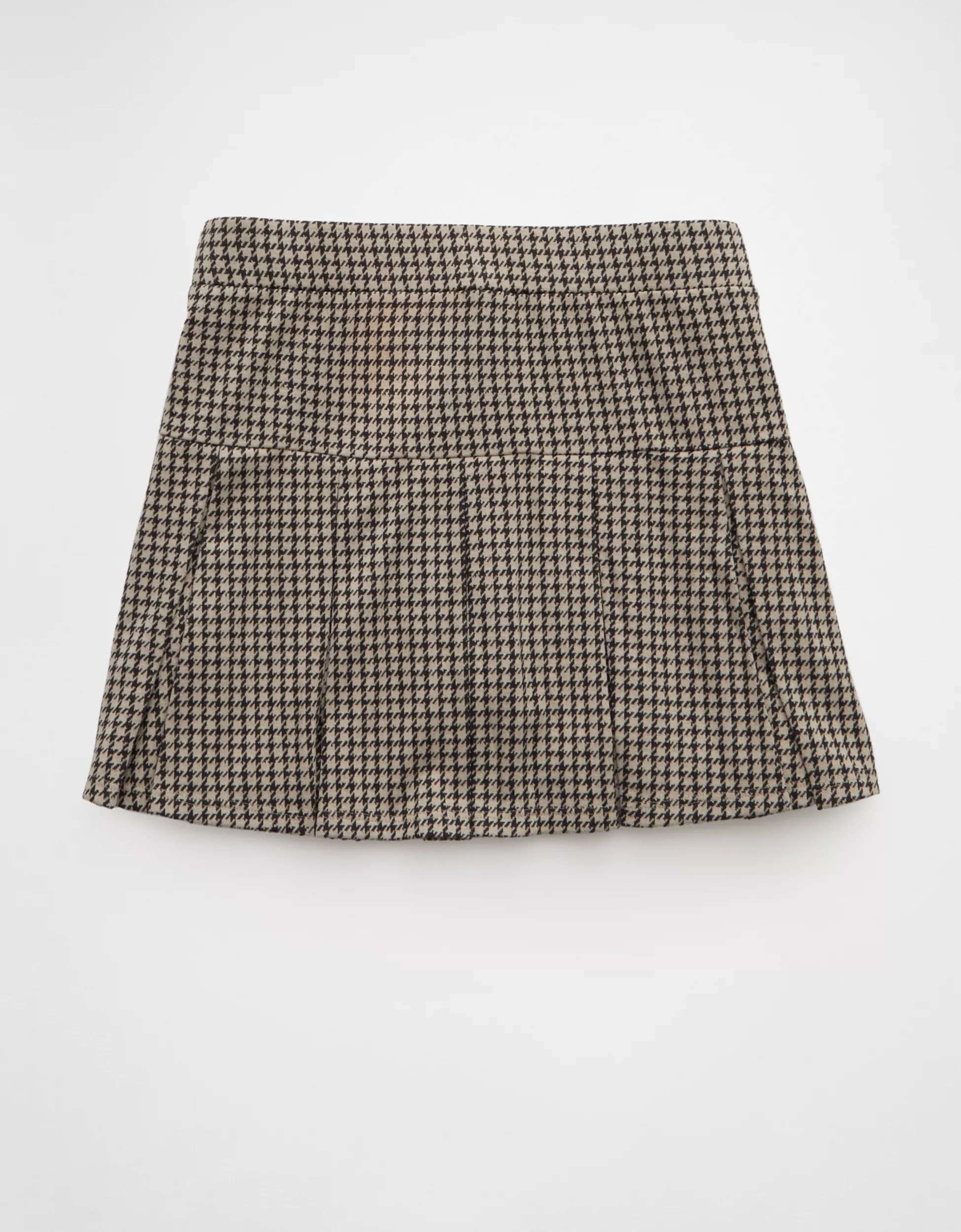 AE It Knit Low-Rise Pleated Plaid Skort | American Eagle Outfitters (US & CA)
