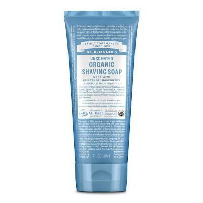 Dr. Bronner's Shave Soap - Unscented - 7 fl oz: Whole Body, All Hair & Skin Types, Liquid Form | Target