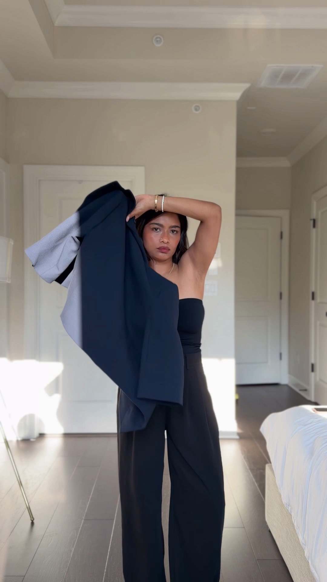 Petite (mom friendly) work outfit 

Cropped navy blazer: comfortable yet structured. Wearing small.

#LTKgrwm #LTKootd #LTKPetite