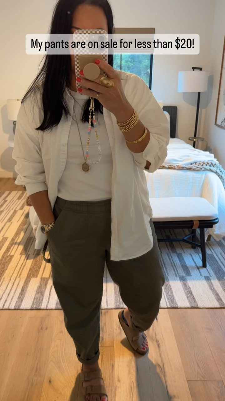 Button up size medium, tshirt size large, pants size medium, shoes fit tts  

#LTKSaleAlert #LTKOver40 #LTKMidsize