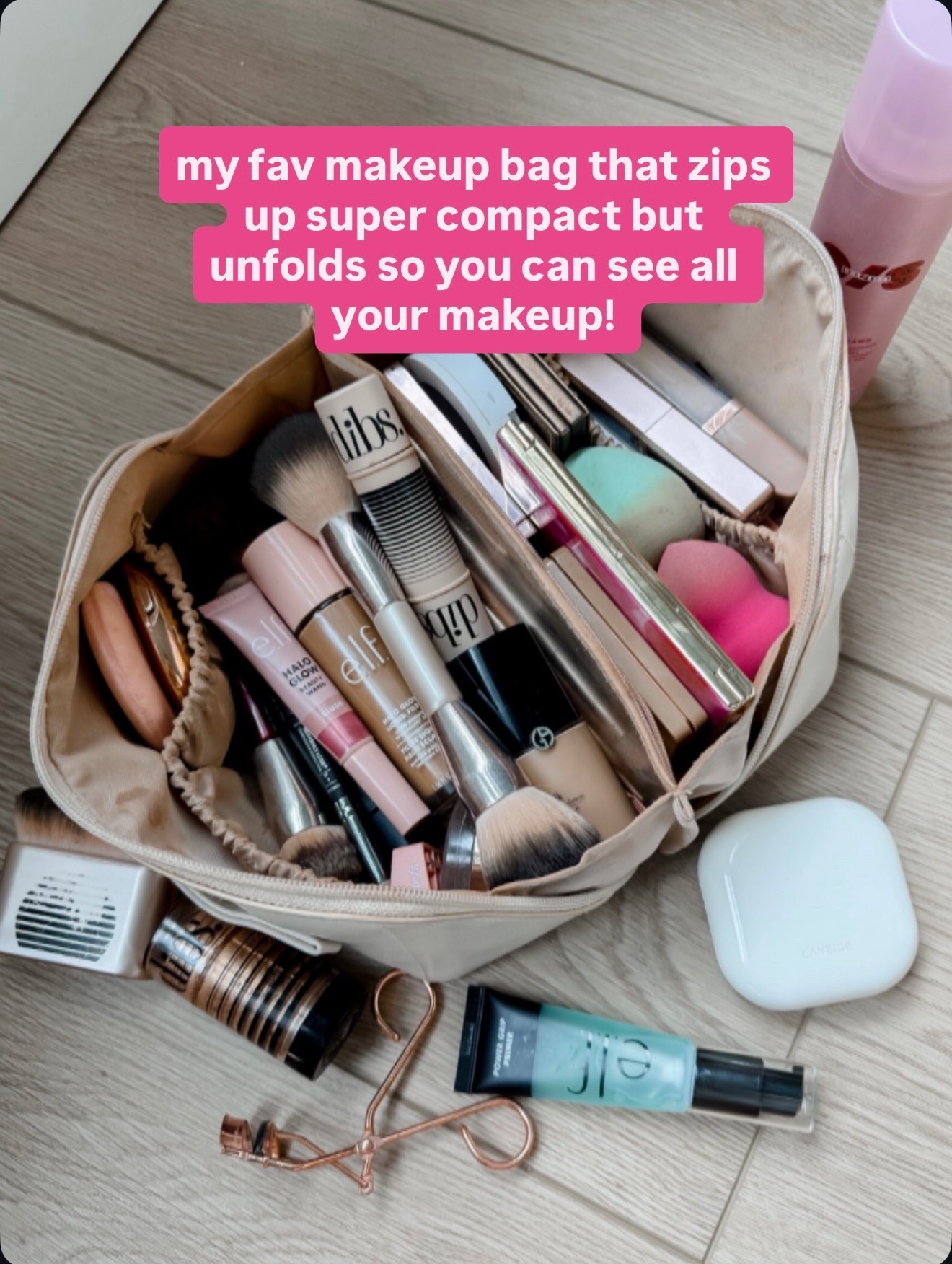 My favorite makeup bag I’ve used for years! It’s compact but do much fits inside!

#LTKTravel #LTKBeauty #LTKmomlife