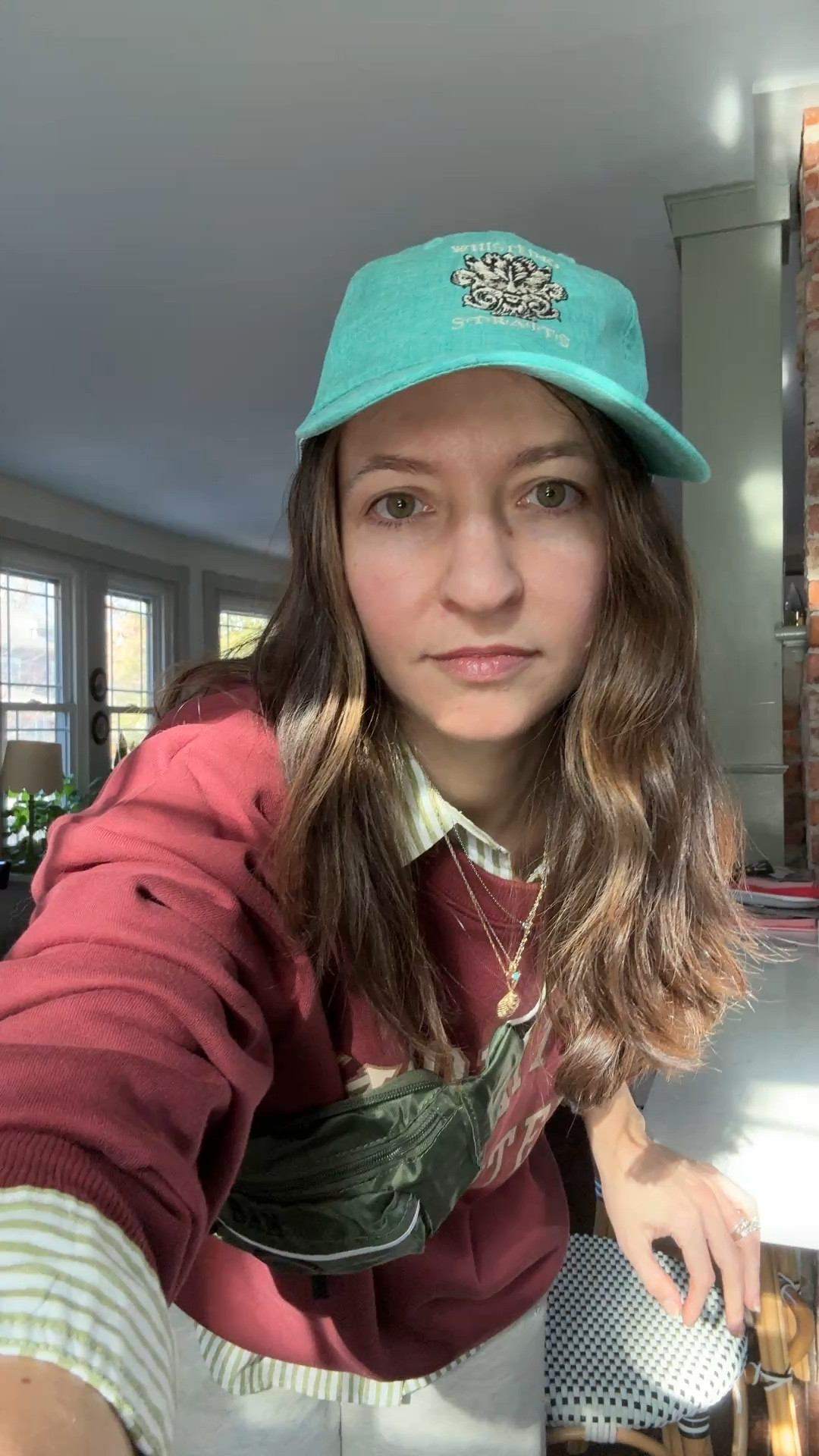 Wearing vs. styling doesn’t mean you have to buy anything! I really like to be warm in the winter & prioritize comfort so I added a striped collared shirt to this sweatshirt to elevate the look a bit, pulled out my everyday jewelry, and put on a bold hat & high socks! It made a big difference! 

#LTKHome #LTKWatchNow #LTKActive