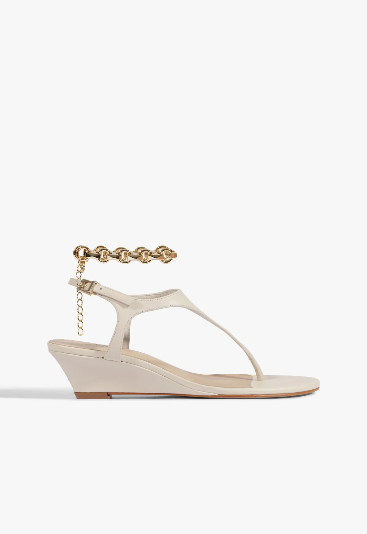 Lys White Low Wedge Heel Sandal | Schutz (US)