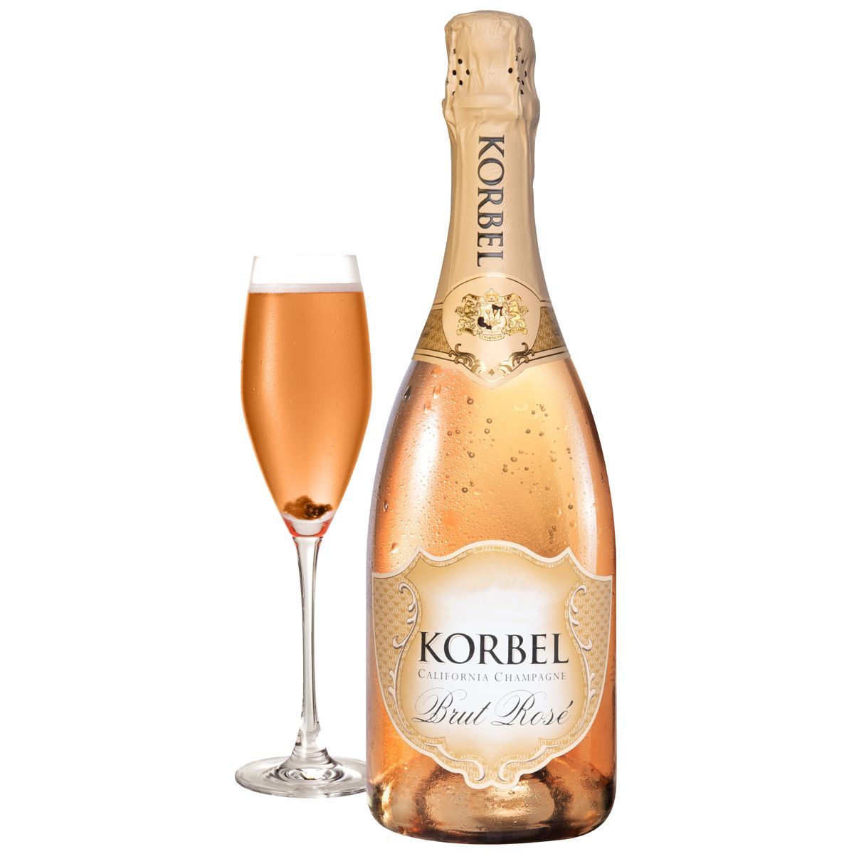 Korbel Brut Rosé Champagne - 750ml Bottle | Target