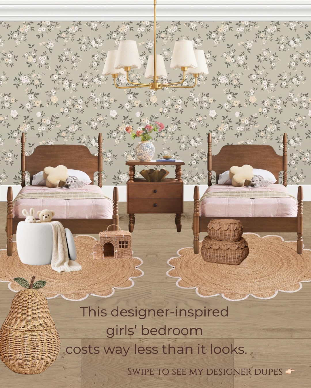 Designer-inspired girls’ bedroom on an Amazon budget. 🤍 Shop my favorite spindle bed, chandelier, nightstand, rug, wall art, and decor to recreate this cozy, timeless space for less.

girls bedroom ideas, Amazon home finds, designer dupe, spindle bed, kids bedroom decor, neutral girls room, cottage bedroom, affordable home decor, bedroom inspiration, Amazon decor finds

*I’ve added some alternatives to OOS items

#LTKHome #LTKKids #LTKSaleAlert
