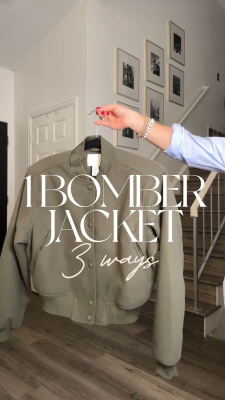 One bomber jacket, three ways!! Which one is your favorite?! 


#LTKsalealert #LTKfindsunder100 #LTKfindsunder50