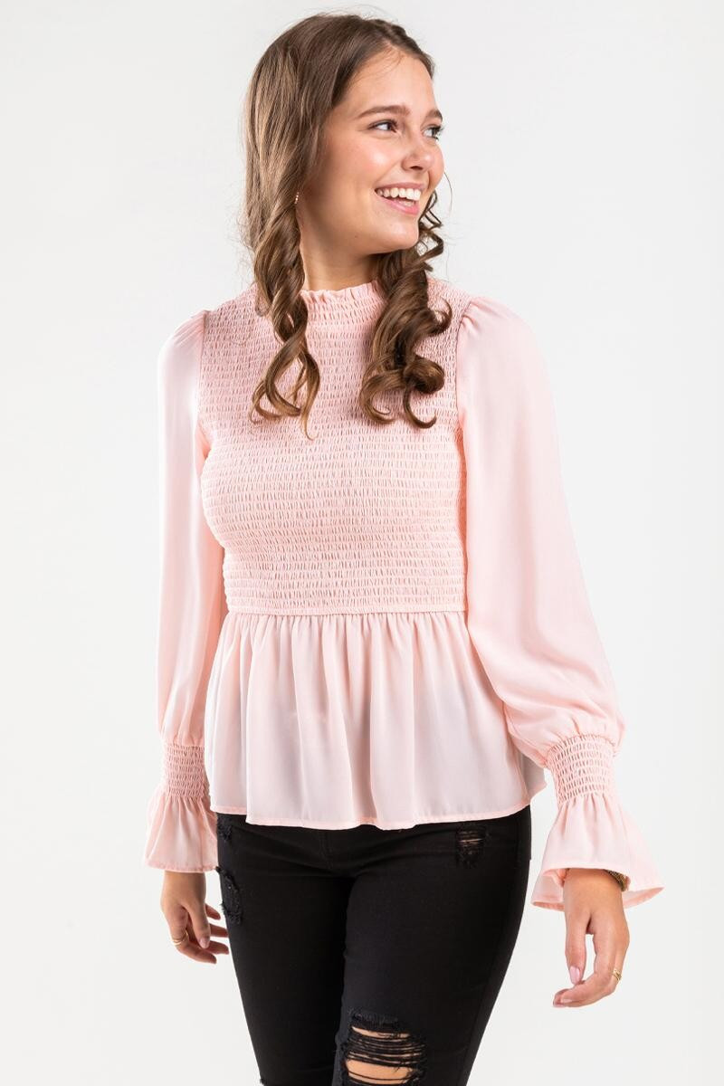 Jessa High Neck Blouse | Francesca’s Collections