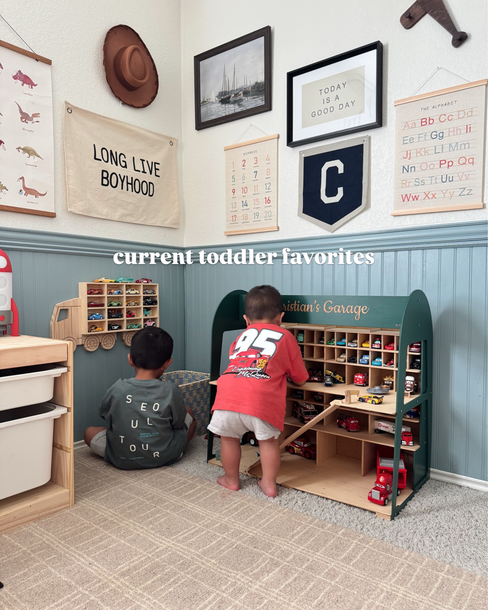 current toddler favorites! 🧸 comment “shop” and i’ll send you all the links! ✨ #toddlerfinds #toddlerfavorites #motherhood #momsofinstagram #toddlermom 

cute toddler finds 
toddler boy 
mom of toddlers 
motherhood
motherhood inspo 
toddler amazon favorites 
playroom inspo 
playroom decor 
mom of boys 
mom finds 
boy mom 
boy mom of 2