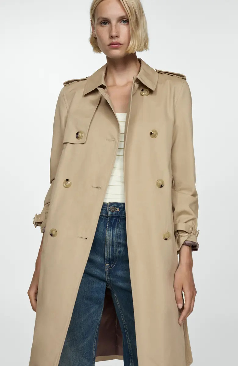 Cotton Gabardine Trench Coat | Nordstrom