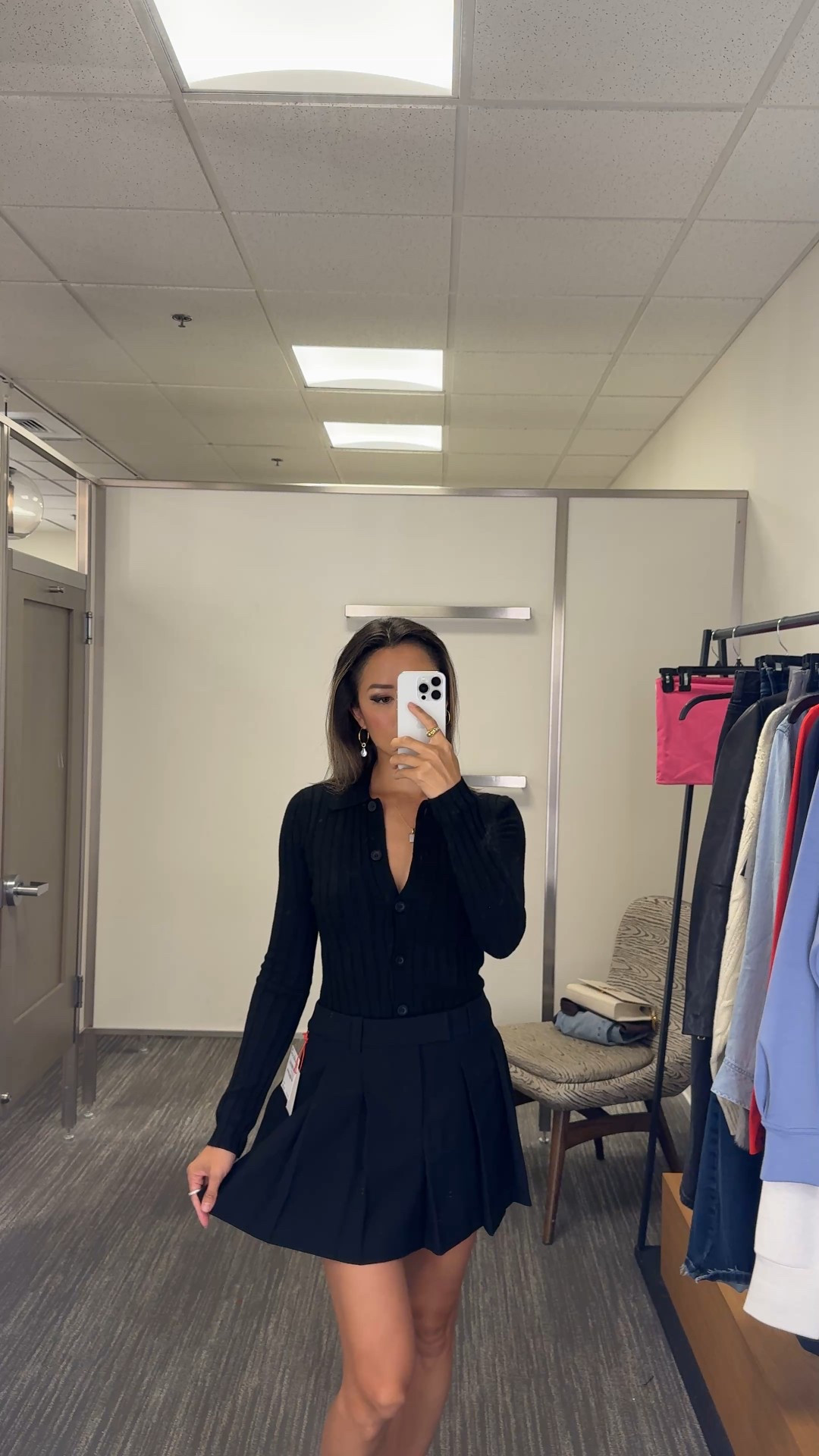 Super cute fall outfit! XS in the sweater which feels and looks very quality and S in the luxe skirt but I think XS would have worked a little better. #nsale

#LTKFindsUnder100 #LTKSeasonal #LTKSaleAlert