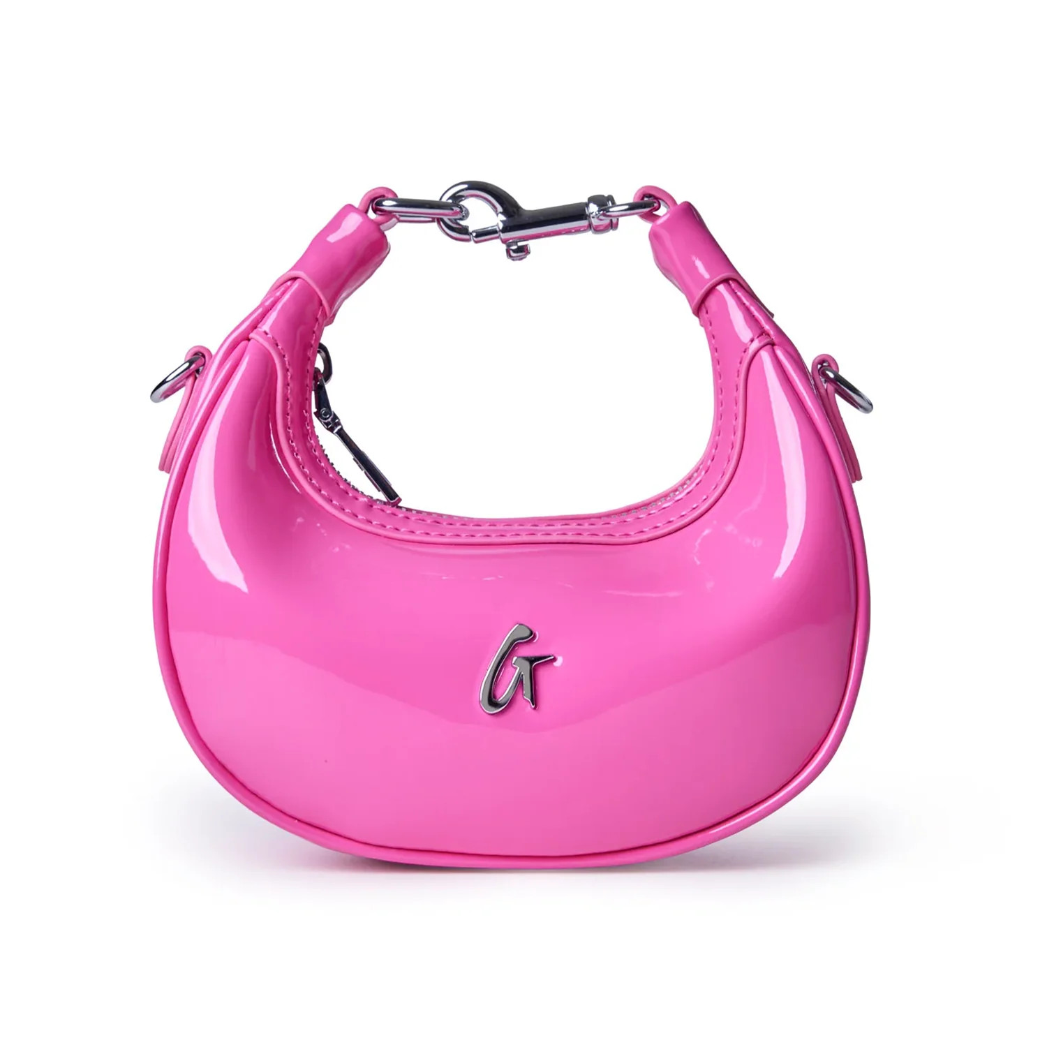 NANO MIRROR HOBO BAG - MIRROR HOT PINK | Glam-Aholic Lifestyle