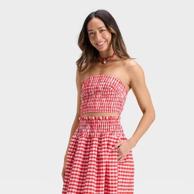 Women's Smocked Tube Top - Universal Thread™ | Target