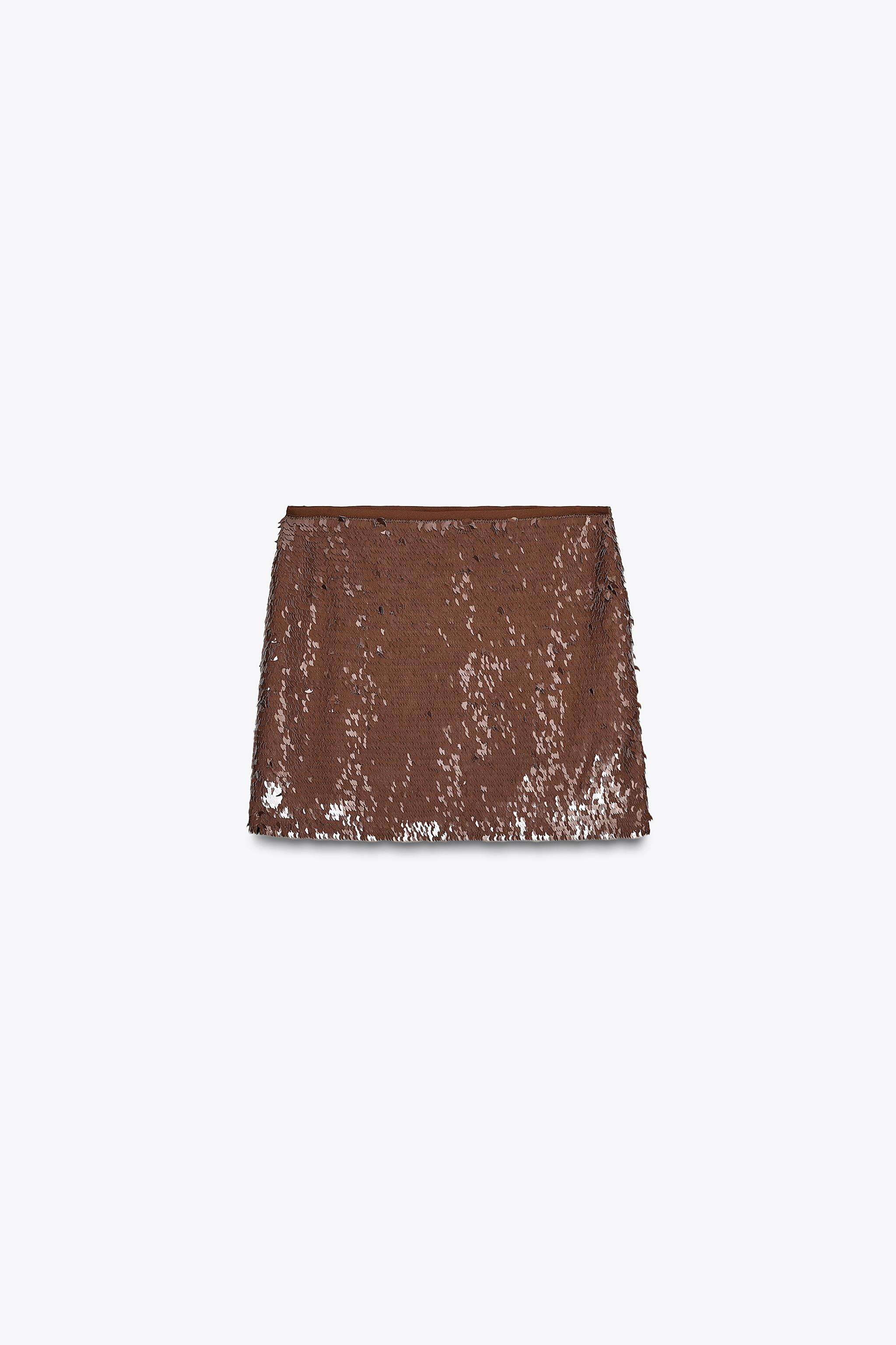 SEQUIN MINI SKIRT | Zara UK