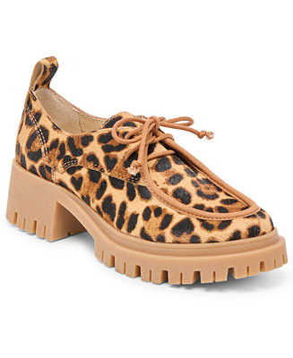 Women's Milza Platform Lug-Sole Lace-Up Loafers | Macy's