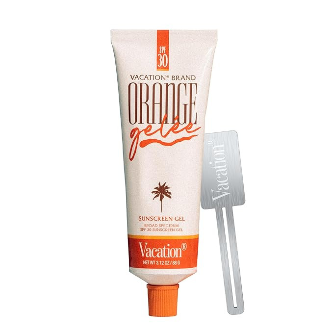 Vacation Orange Gelée SPF 30 Gel & Tube Key Bundle, Hydrating Balm-to-Oil Sunscreen, Mineral-Oil... | Amazon (US)