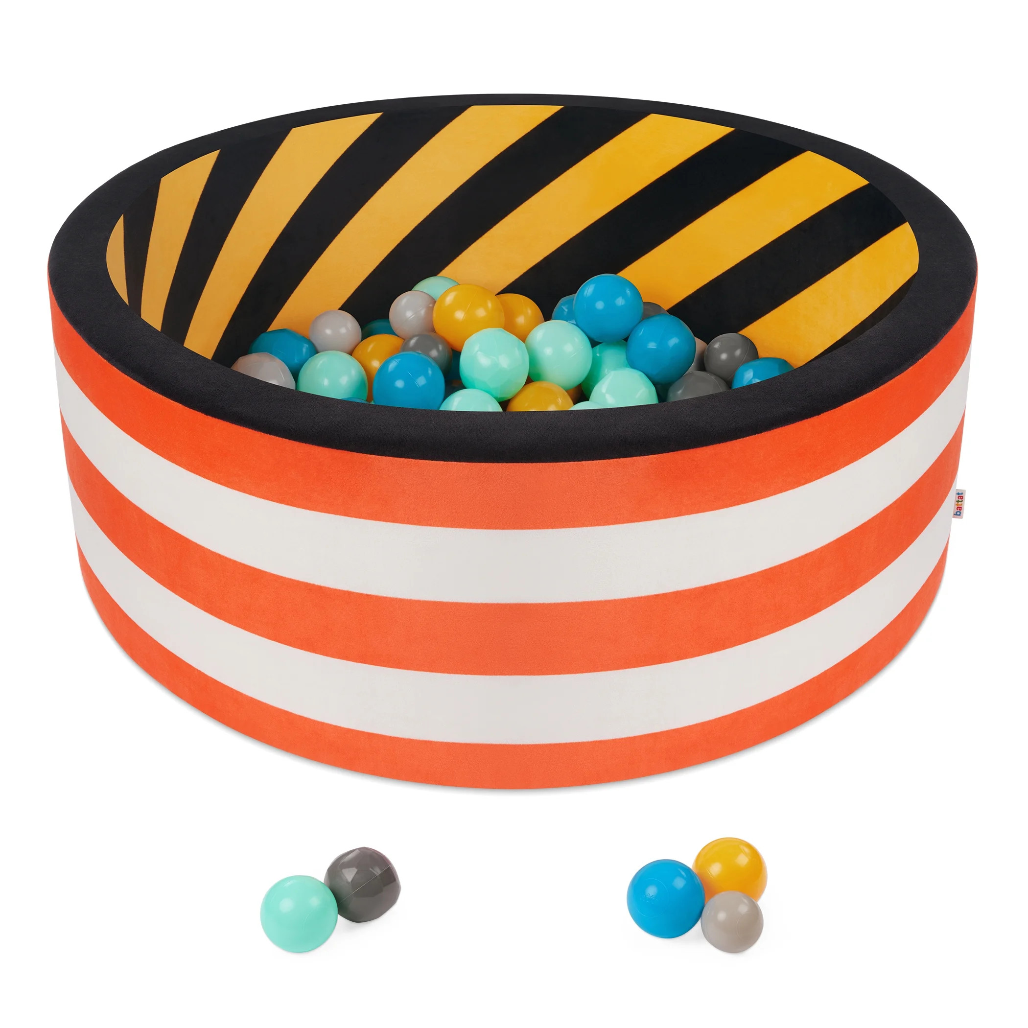 Battat Hop in Ball Pit Build City Foam Ball Pit with 65+ Balls and Washable Cover, Toddler and In... | Walmart (US)