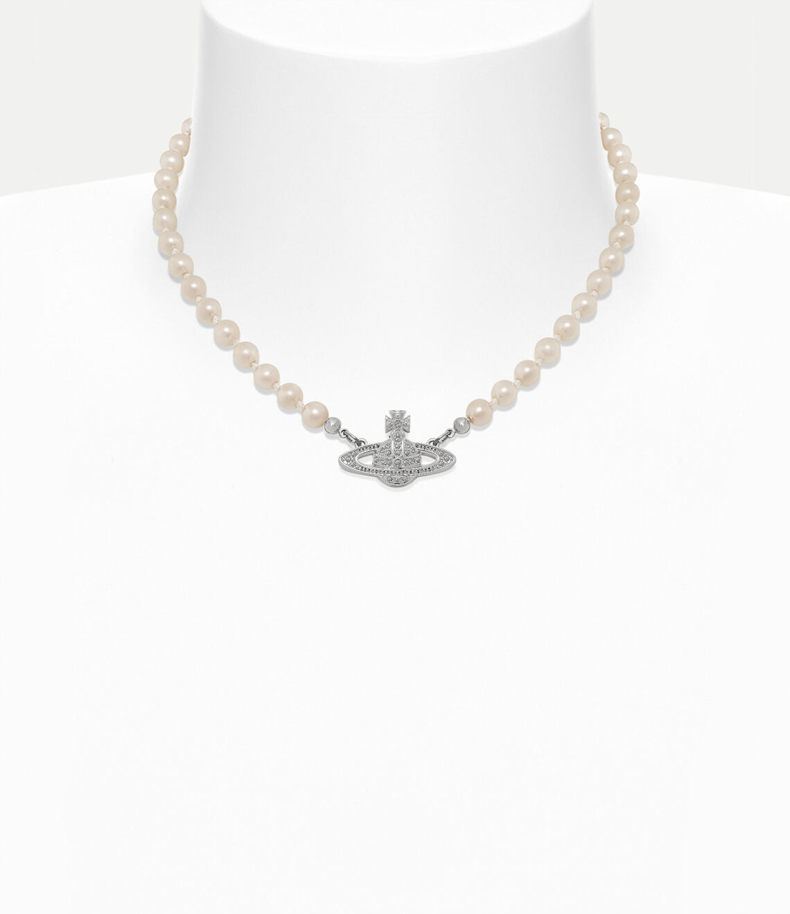 Mini Bas Relief Pearl Choker | Vivienne Westwood