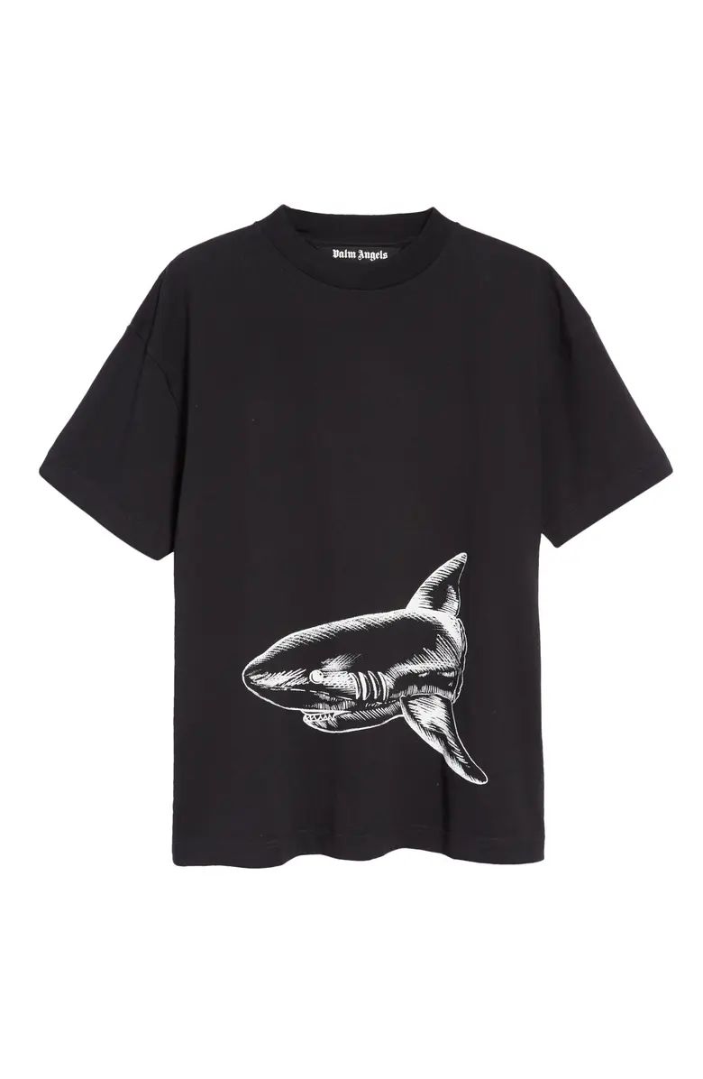 Palm Angels Broken Shark Classic Cotton Graphic Tee | Nordstrom | Nordstrom