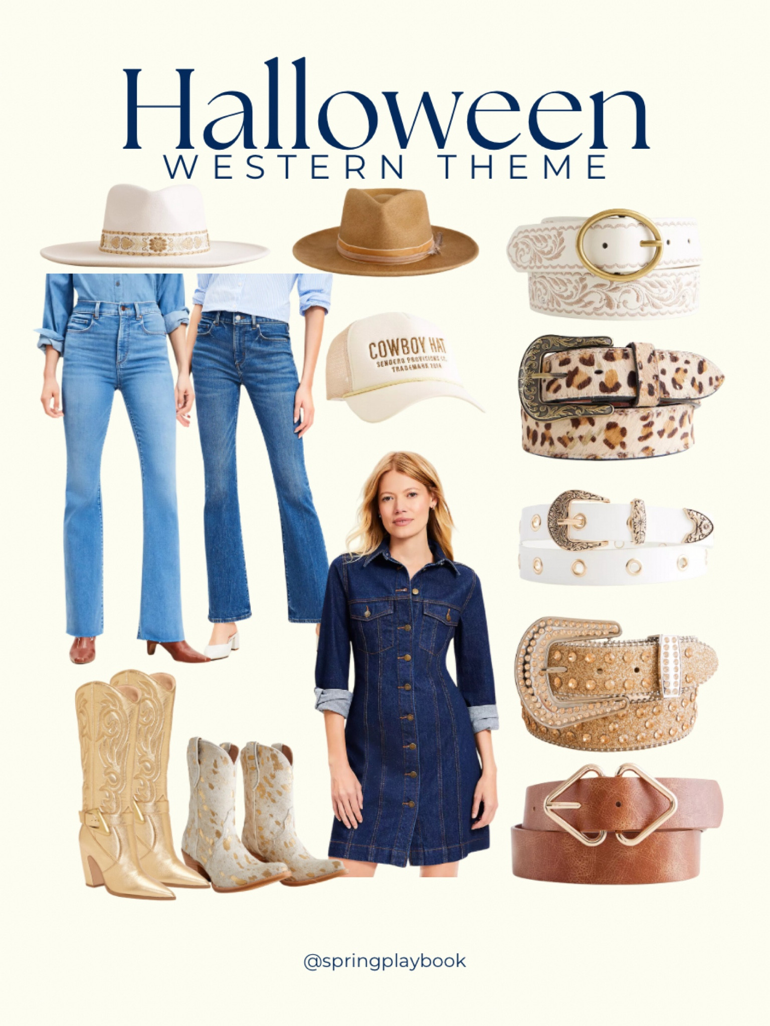 Halloween Costume Inspo: Western Theme!

Grab your bootcut jeans or denim dress and add some flair with accessories!  Of course in my mind I’d glitz this up. But I added some more basics too!

#createdcolorful #createdcolorfulspring #hocspring #tcispring #pcaspring #lightspring #warmspring #truespring #brightspring #clearspring #paintboxspring #bluespring

#LTKShoeCrush #LTKHalloween #LTKFindsUnder50