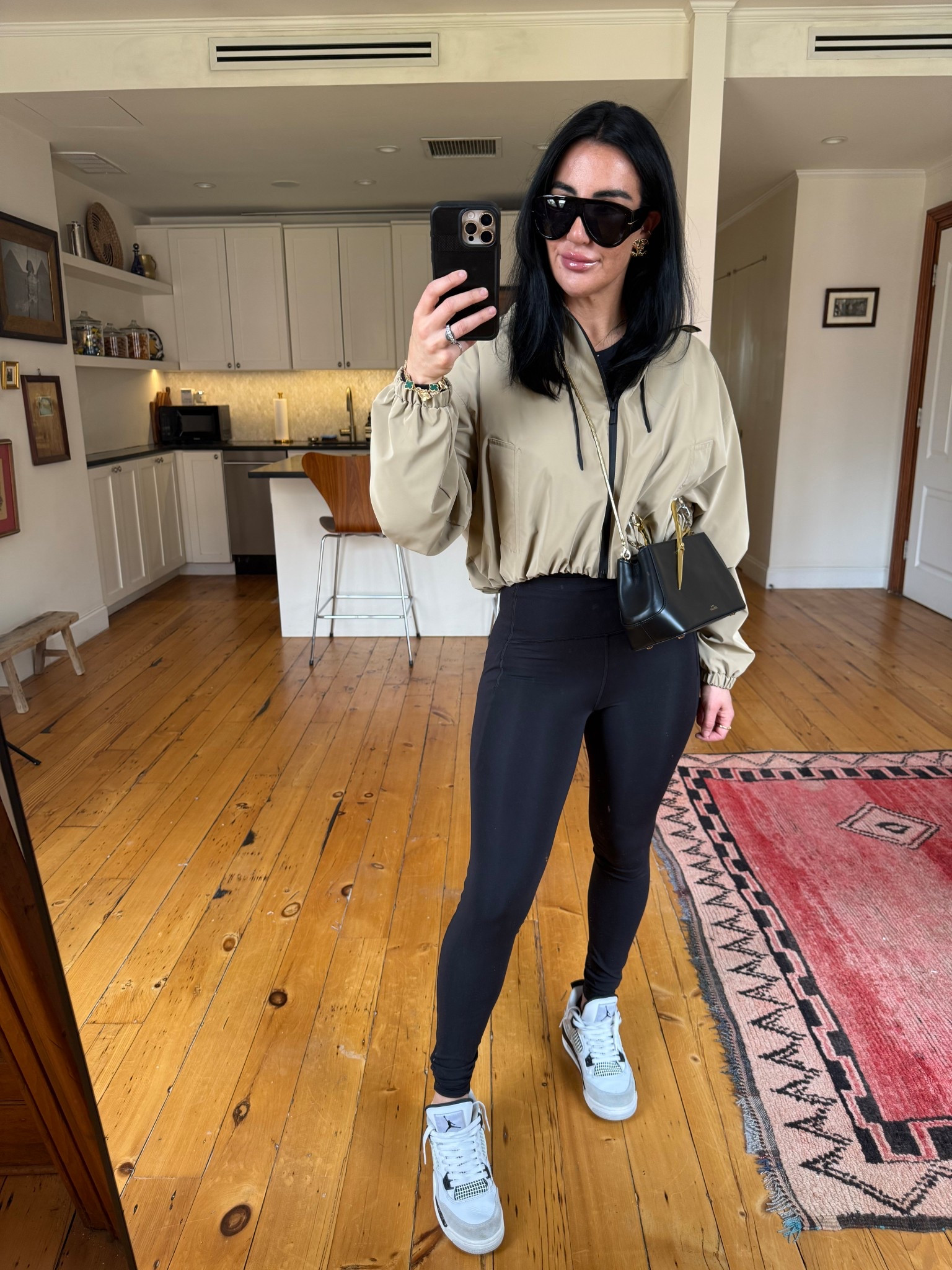 Yesterdays errands OOTD. Windbreaker, athleisure, Jordan’s, Zara, Amazon Finds 

#LTKActive #LTKItBag #LTKFindsUnder50
