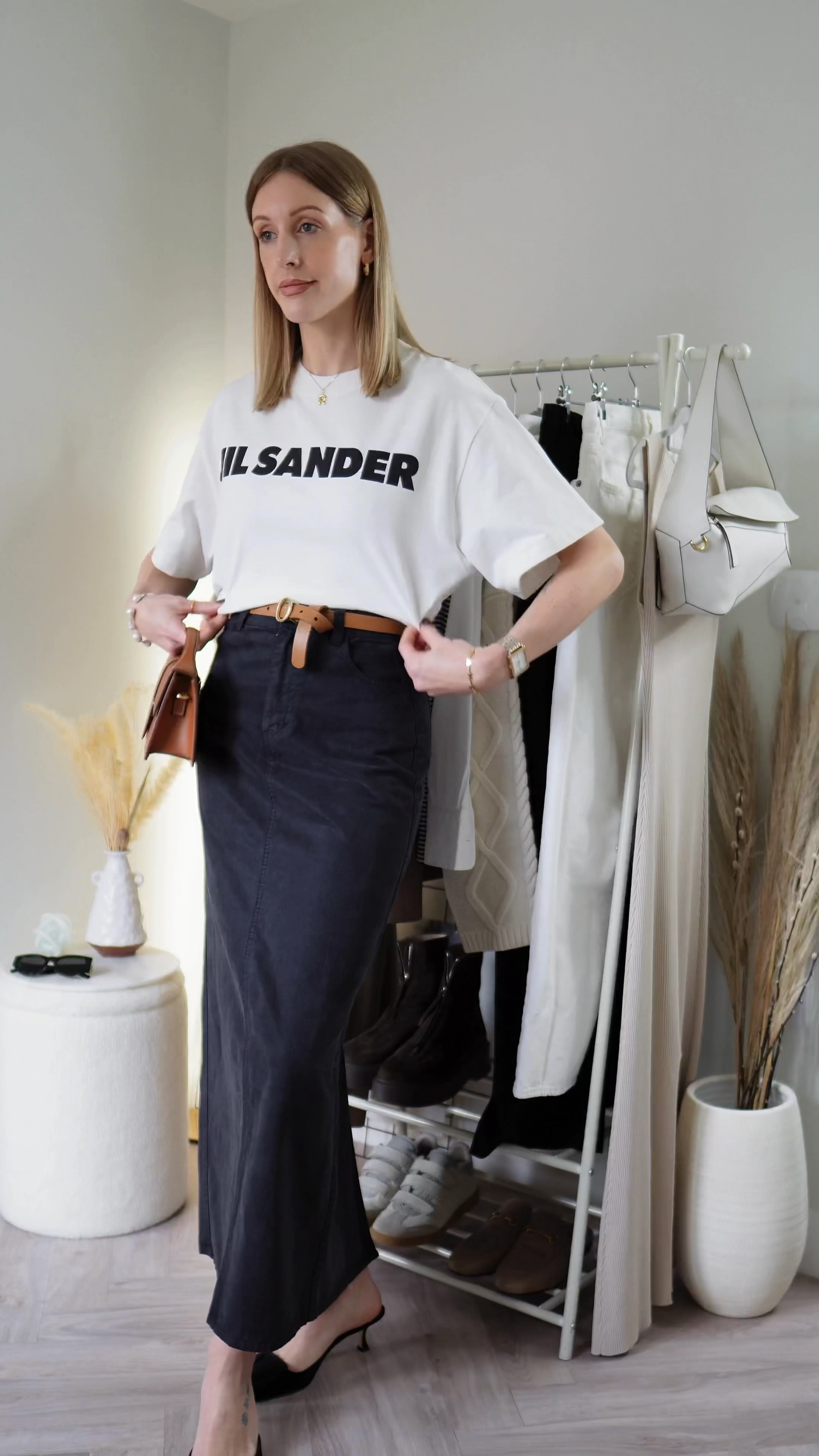 Spring outfits styled from my capsule wardrobe! 

*get 10% off items from Farfetch with code FFCB10 for new customers for a limited time! t&c’s apply

Included in offer
Jil Sander t-shirt
Manila Blahnik Maysale mules
Jacquemus bags 
Toteme trench coat
Agolde jeans 

#springcapsulewardrobe #spring-essentials #springstyle #ltkfashion #springoutfits #springfashion #ss23  #farfetch #farfetchcode #jacquemusbag #jacquemusbambino #jacquemuslegrandbambino 

#LTKstyletip #LTKeurope #LTKSeasonal