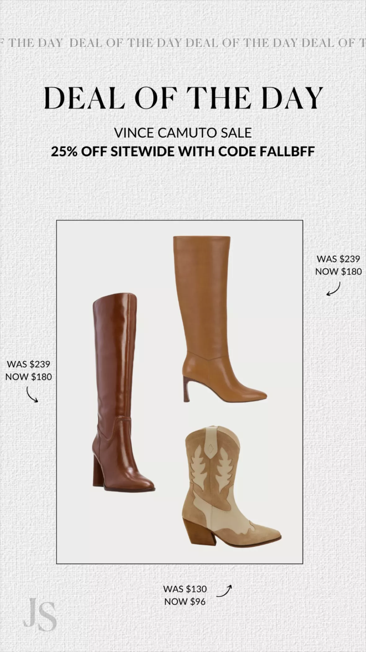 Vince Camuto Offers Wide-Calf Sizing Options for Fall Boot Collection