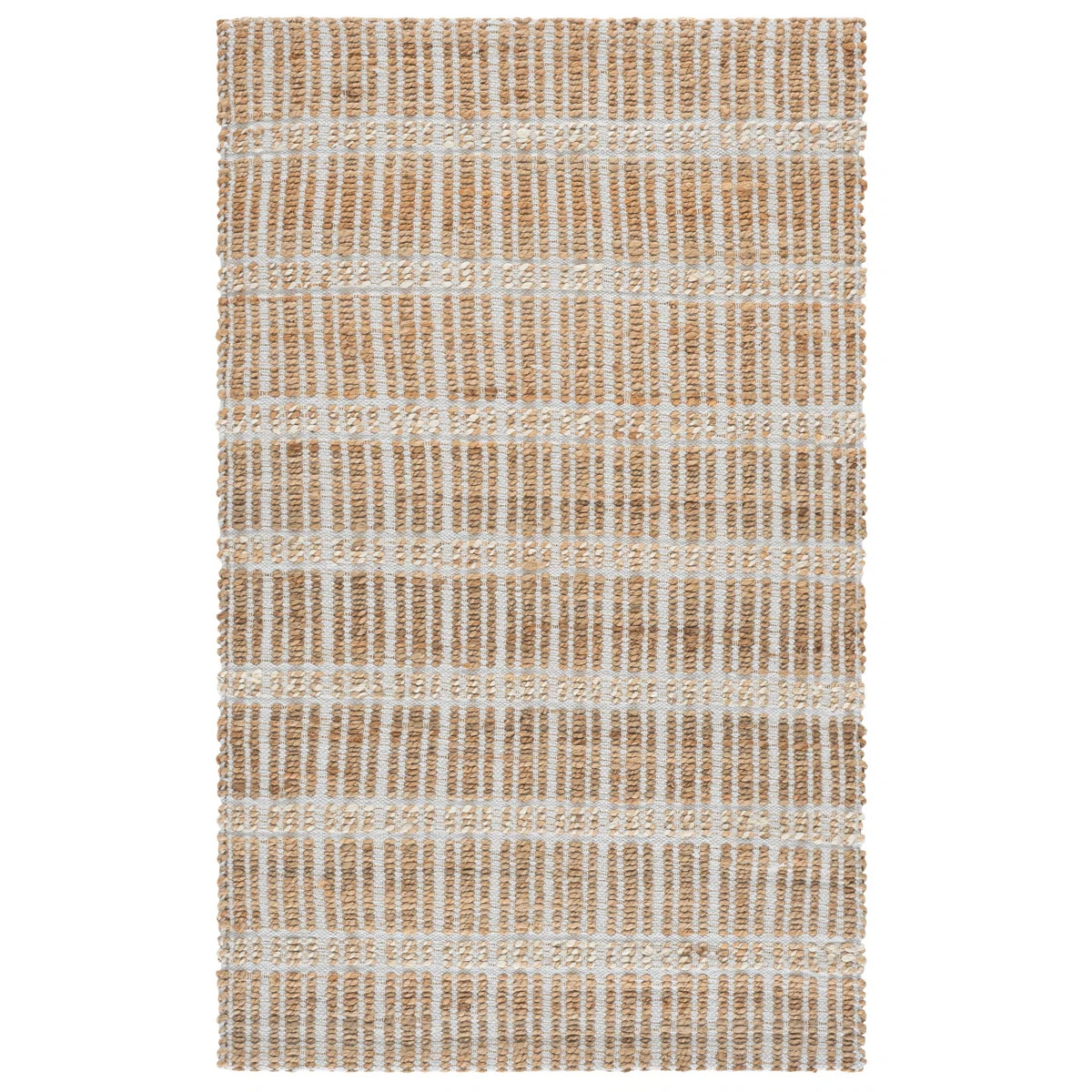 Sonnier Striped Flatweave Ivory/Natural Area Rug | Wayfair North America