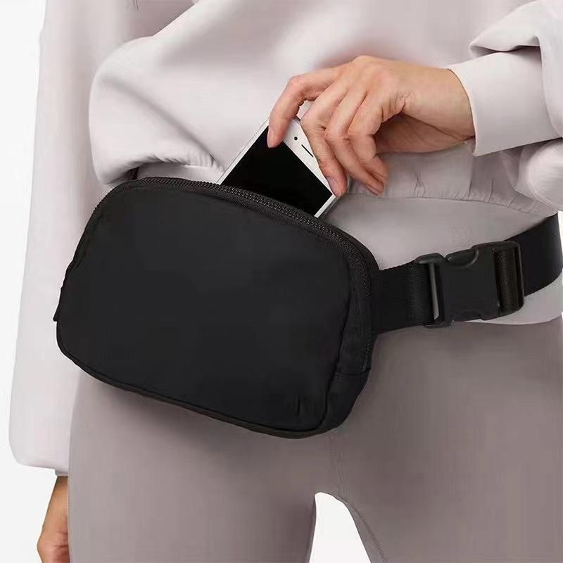 New and new lu belt bag official models ladies sports waist bag outdoor messenger chest 1L Capaci... | DHGate