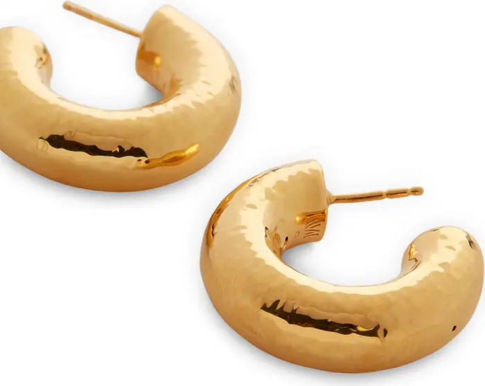 Monica Vinader Siren Muse Chunky Medium Hoop Earrings | Nordstrom | Nordstrom