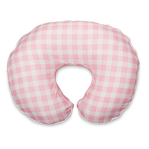 Boppy Nursing Pillow Cover Premium | Pink and White Jumbo Plaid | Soft, Quick-Dry Microfiber Fabr... | Walmart (US)