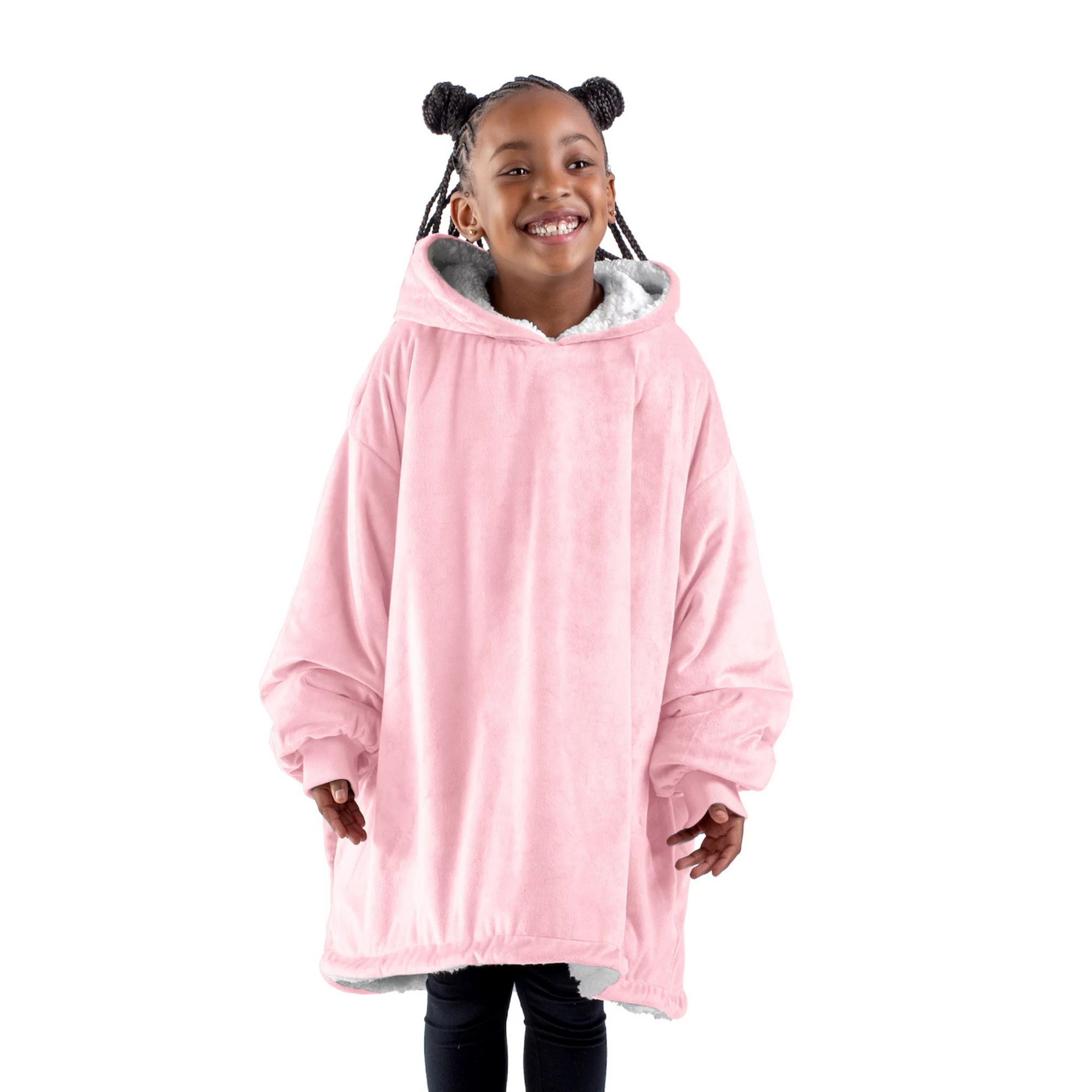 The Bare Homey - Youth Wearable Blanket - Sherpa Side Pockets | Kohl's