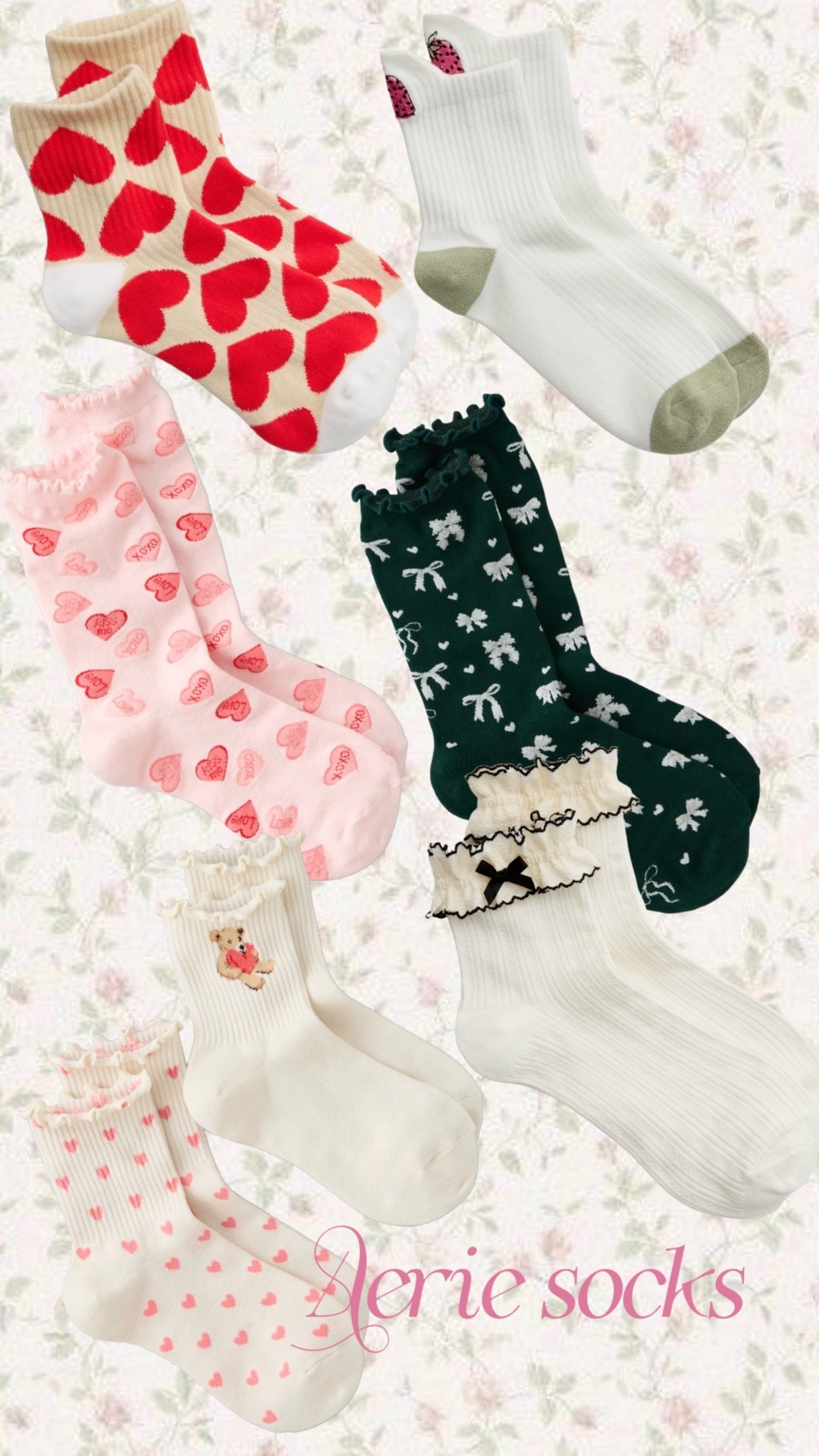 I have a recent obsession with pajamas and socks. These cute socks are from Aerie! 

#Socks #AmericanEagle #Casual #Footwear #GiftIdeas #Cozy #aerie 

#LTKootd #LTKFindsUnder50 #LTKSaleAlert