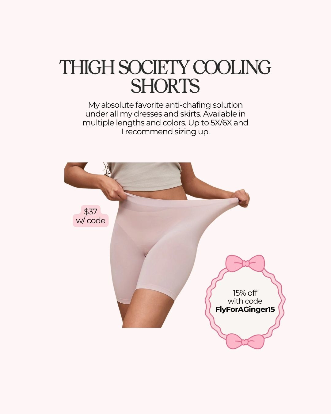 Thigh chafing shorts - multiple sizes and colors, up to 5X/6X 

 #LTKMidsize #LTKPlusSize #LTKFindsUnder50