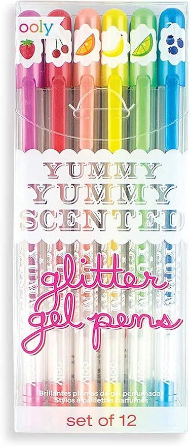Amazon.com: OOLY, Yummy Yummy Scented Glitter Gel Pens, Set of 12 : International Arrivals: Offic... | Amazon (US)