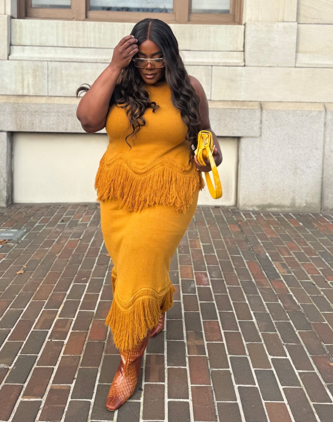 Fall plus size monochrome outfit - size 18/20

#LTKPlusSize #LTKFindsUnder50 #LTKFindsUnder100