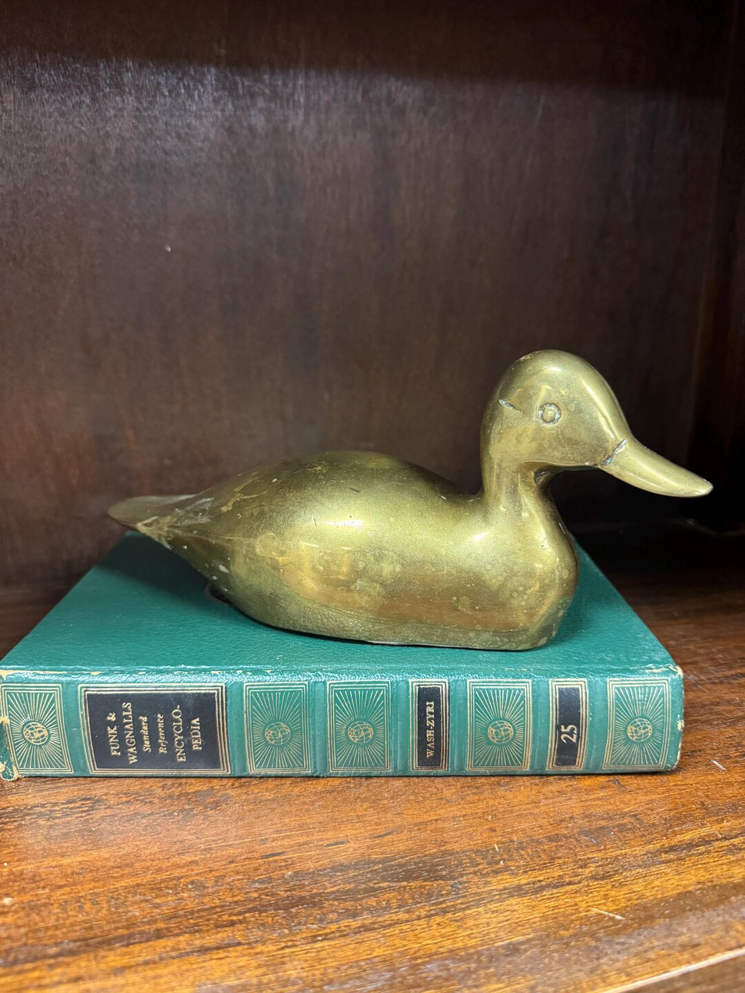 Vintage Solid Brass Duck - Solid Brass Duck - Man Cave Decor - Mid Century Modern Decor - Duck Co... | Etsy (US)