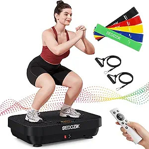 Vibration Plate for Lymphatic Drainage with Bands Bluetooth | 2026 Upgraded 450 Lbs Capacity Full... | Amazon (US)