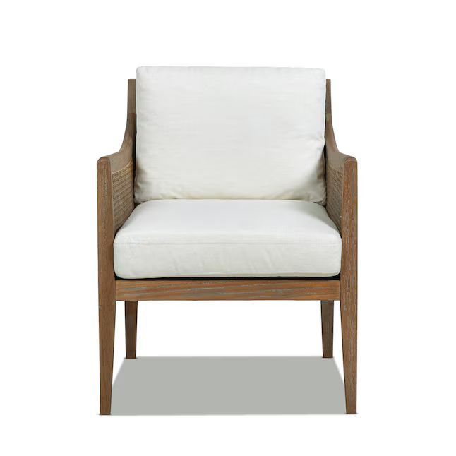 Jennifer Taylor Home Ontario Scandinavian Natural White Linen Accent Chair | Lowe's