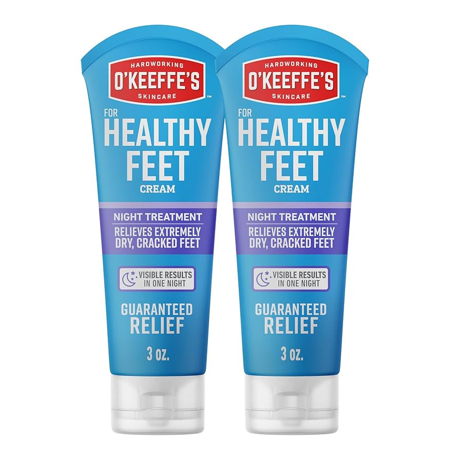 O'Keeffe's for Healthy Feet Night Treatment Foot Cream 3 oz Tube (2 Pack)- Guaranteed Overnight R... | Amazon (US)
